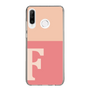 Slim Protection Case［ Original - initial two tone - F pink ］