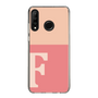 Slim Protection Case［ Original - initial two tone - F pink ］