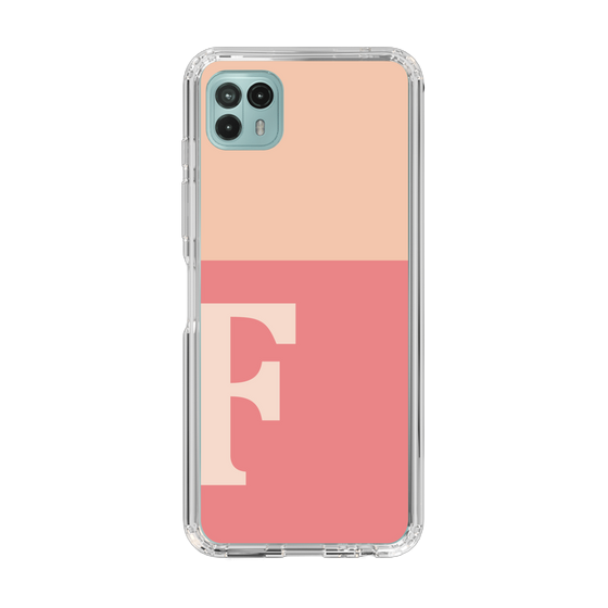 Slim Protection Case［ Original - initial two tone - F pink ］