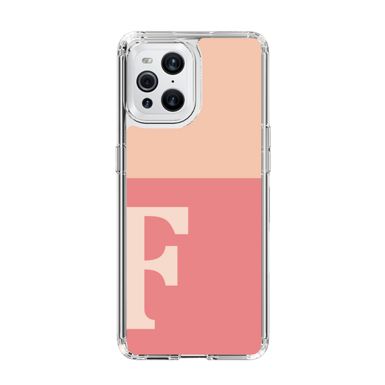 Slim Protection Case［ Original - initial two tone - F pink ］