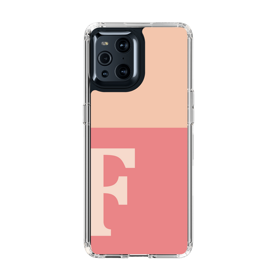 Slim Protection Case［ Original - initial two tone - F pink ］