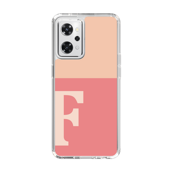 Slim Protection Case［ オリジナル - initial two tone - F pink ］