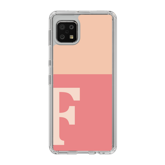 Slim Protection Case［ Original - initial two tone - F pink ］