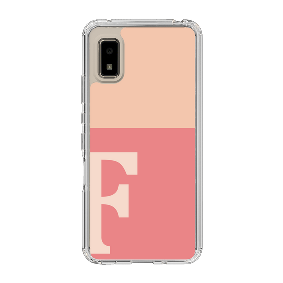Slim Protection Case［ Original - initial two tone - F pink ］