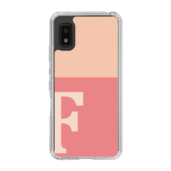 Slim Protection Case［ Original - initial two tone - F pink ］