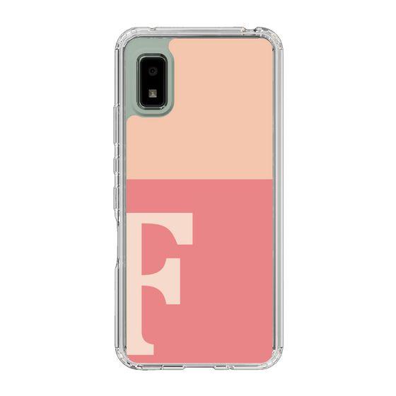 Slim Protection Case［ Original - initial two tone - F pink ］