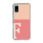 Slim Protection Case［ Original - initial two tone - F pink ］