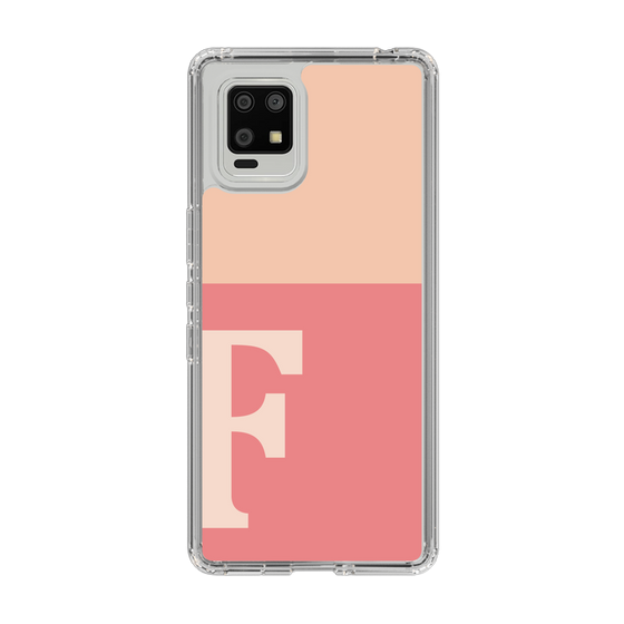 Slim Protection Case［ Original - initial two tone - F pink ］