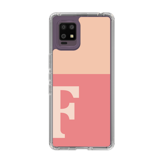 Slim Protection Case［ Original - initial two tone - F pink ］
