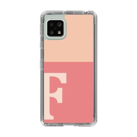Slim Protection Case［ Original - initial two tone - F pink ］