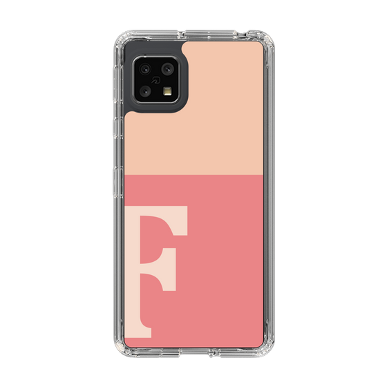 Slim Protection Case［ Original - initial two tone - F pink ］
