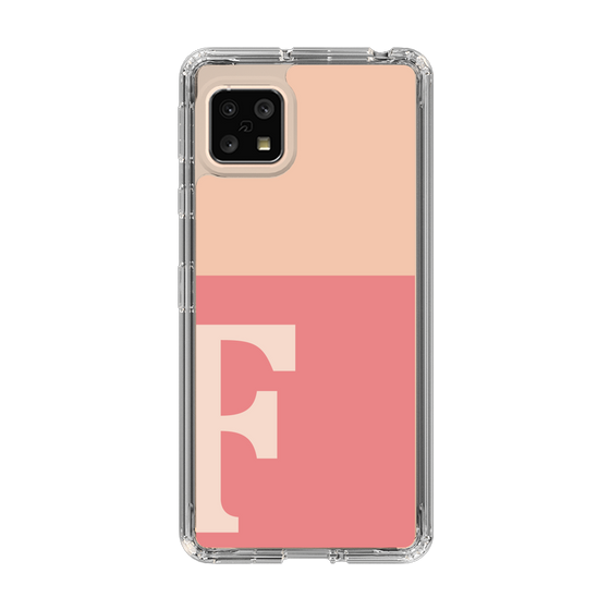 Slim Protection Case［ Original - initial two tone - F pink ］