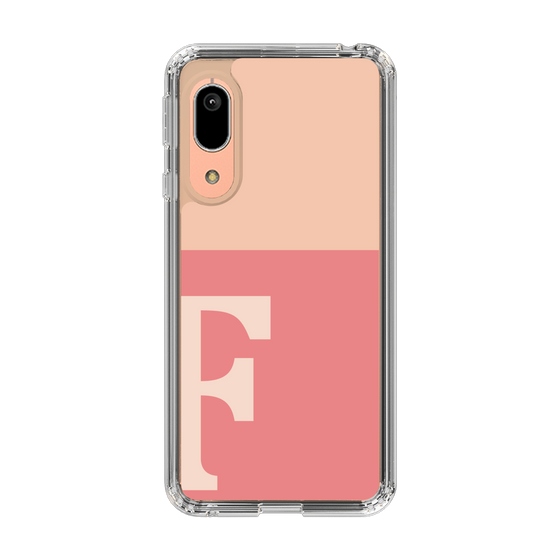 Slim Protection Case［ Original - initial two tone - F pink ］