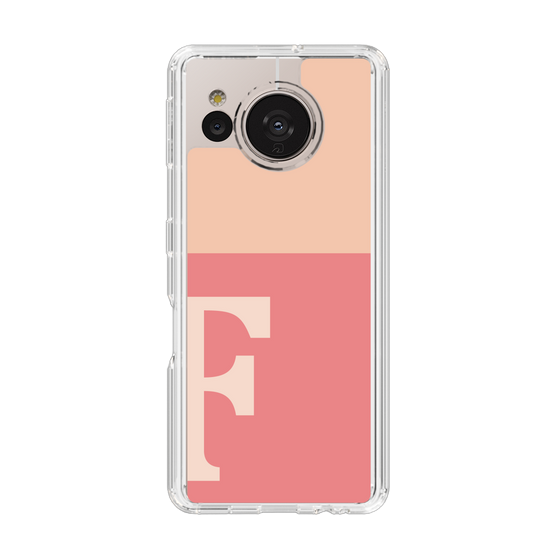 Slim Protection Case［ Original - initial two tone - F pink ］