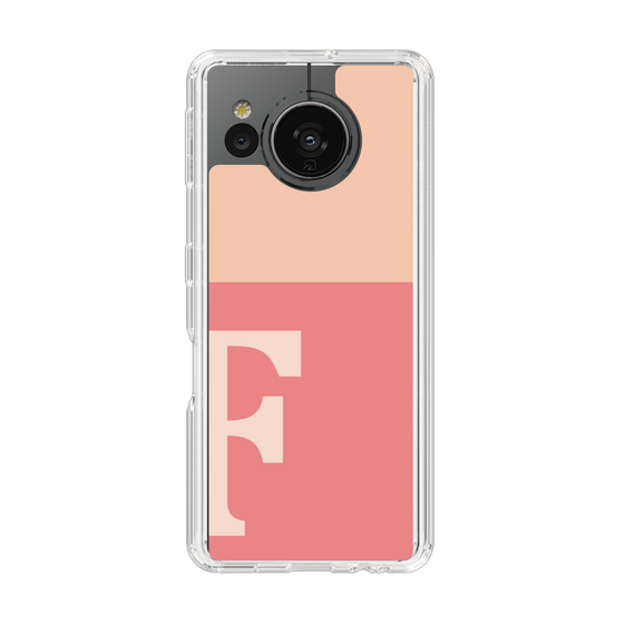 Slim Protection Case［ Original - initial two tone - F pink ］