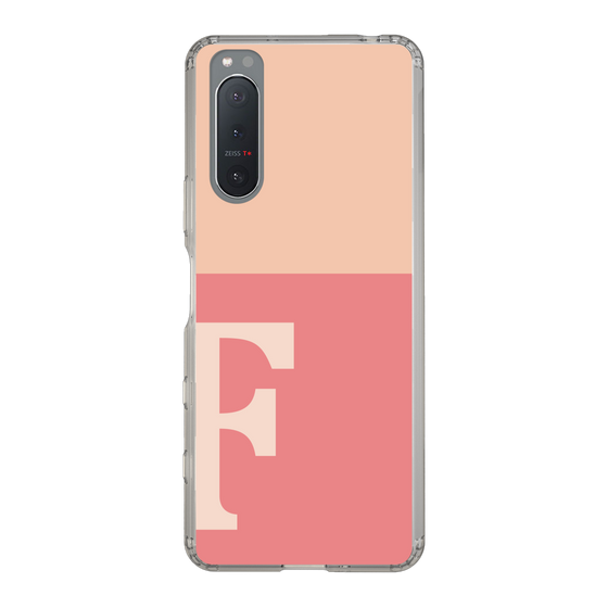 Slim Protection Case［ Original - initial two tone - F pink ］