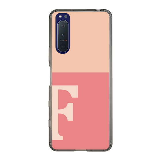 Slim Protection Case［ Original - initial two tone - F pink ］