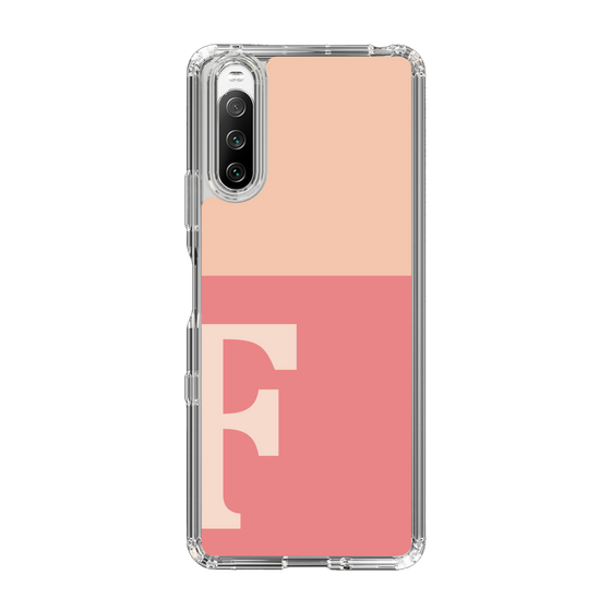 Slim Protection Case［ Original - initial two tone - F pink ］