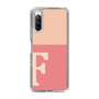 Slim Protection Case［ Original - initial two tone - F pink ］