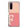 Slim Protection Case［ Original - initial two tone - F pink ］