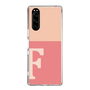 Slim Protection Case［ Original - initial two tone - F pink ］