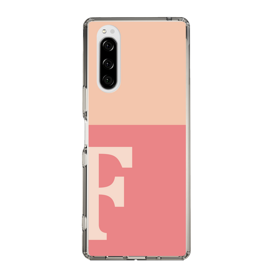 Slim Protection Case［ Original - initial two tone - F pink ］