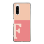 Slim Protection Case［ Original - initial two tone - F pink ］