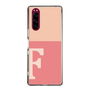 Slim Protection Case［ Original - initial two tone - F pink ］