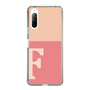 Slim Protection Case［ Original - initial two tone - F pink ］