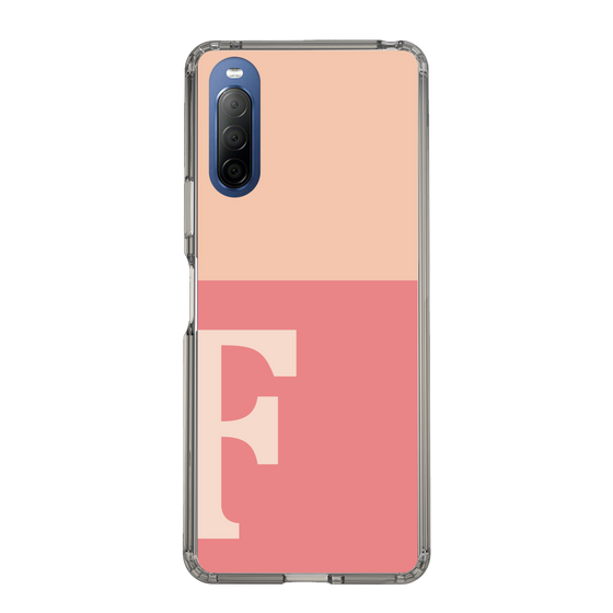 Slim Protection Case［ Original - initial two tone - F pink ］