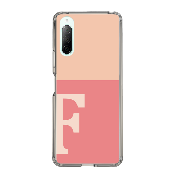 Slim Protection Case［ Original - initial two tone - F pink ］