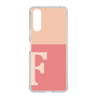Slim Protection Case［ Original - initial two tone - F pink ］