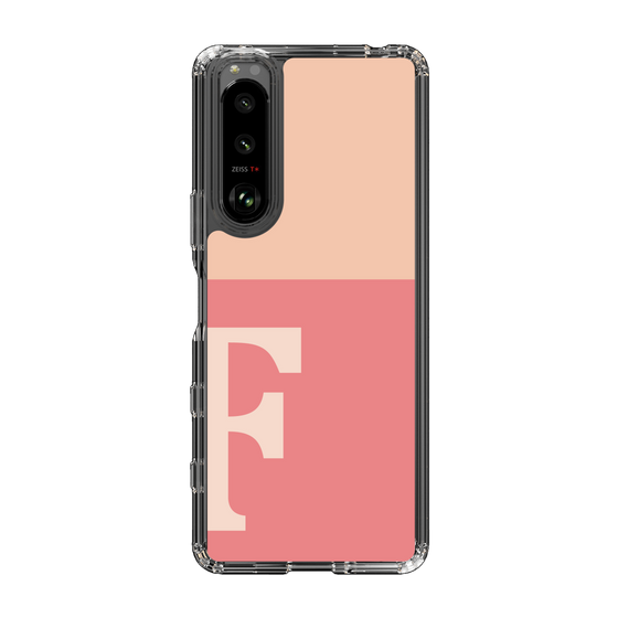 Slim Protection Case［ Original - initial two tone - F pink ］