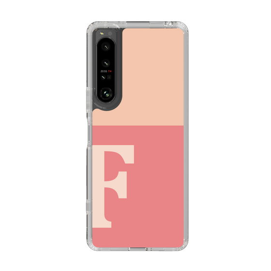 Slim Protection Case［ Original - initial two tone - F pink ］