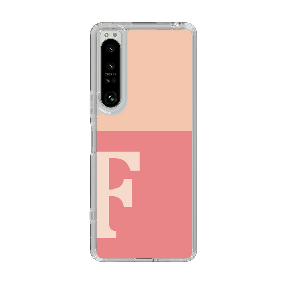 Slim Protection Case［ Original - initial two tone - F pink ］
