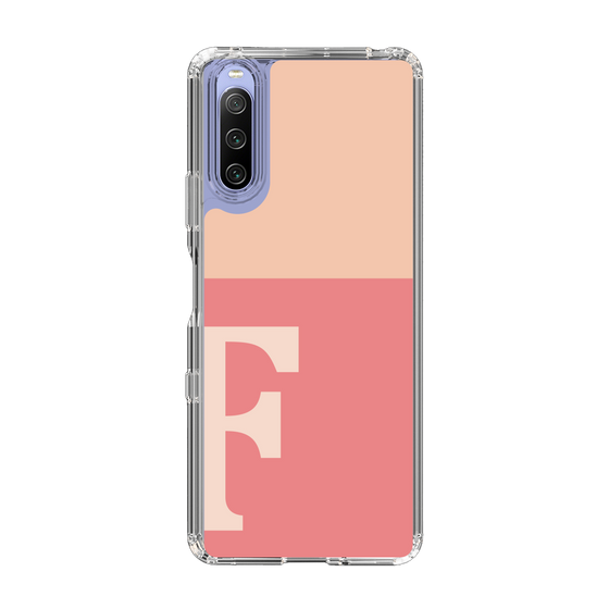 Slim Protection Case［ Original - initial two tone - F pink ］