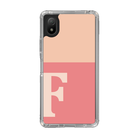 Slim Protection Case［ Original - initial two tone - F pink ］