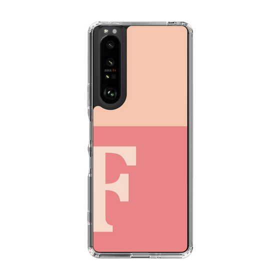 Slim Protection Case［ Original - initial two tone - F pink ］