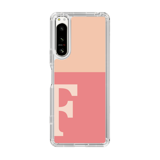 Slim Protection Case［ Original - initial two tone - F pink ］