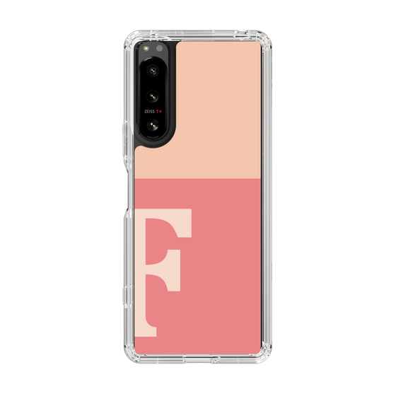 Slim Protection Case［ Original - initial two tone - F pink ］