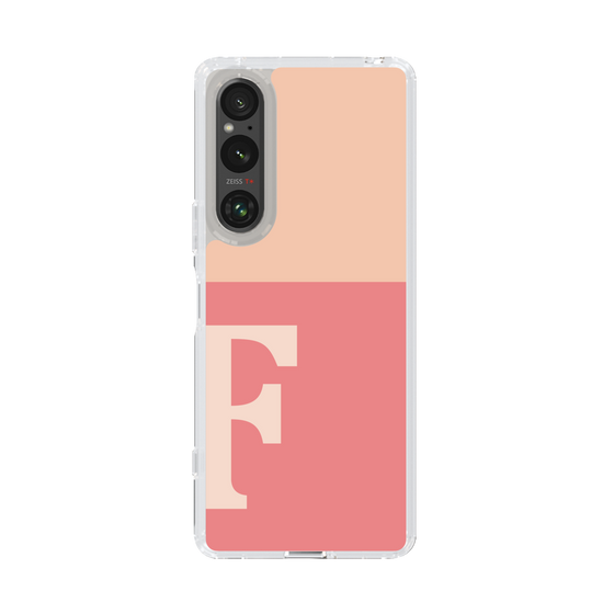 Slim Protection Case［ Original - initial two tone - F pink ］