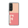 Slim Protection Case［ Original - initial two tone - F pink ］