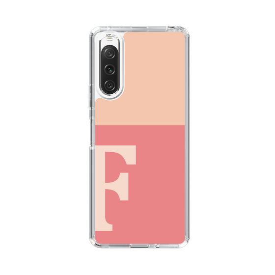 Slim Protection Case［ Original - initial two tone - F pink ］