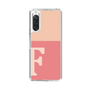 Slim Protection Case［ Original - initial two tone - F pink ］