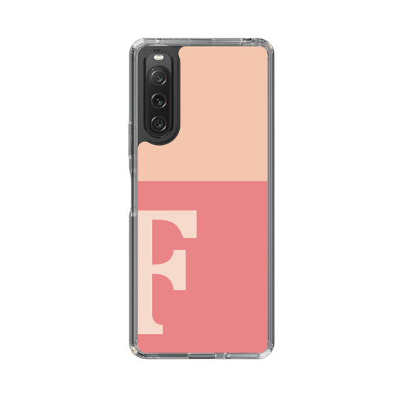 Slim Protection Case［ Original - initial two tone - F pink ］