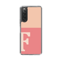 Slim Protection Case［ Original - initial two tone - F pink ］