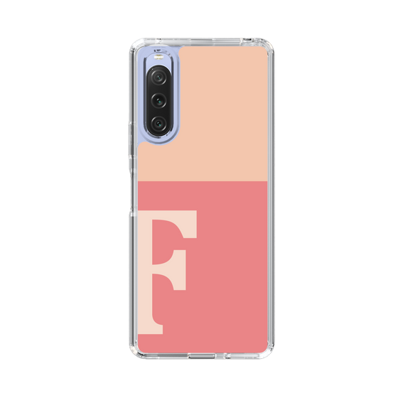 Slim Protection Case［ Original - initial two tone - F pink ］