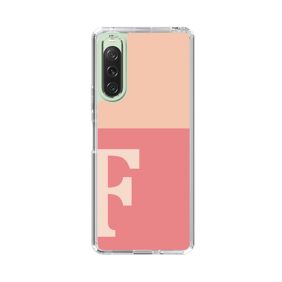 Slim Protection Case［ Original - initial two tone - F pink ］