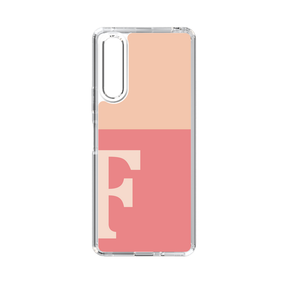 Slim Protection Case［ Original - initial two tone - F pink ］