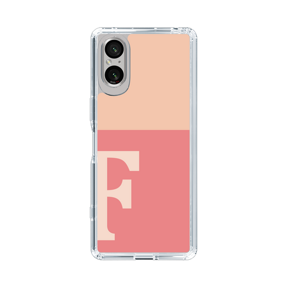 Slim Protection Case［ Original - initial two tone - F pink ］